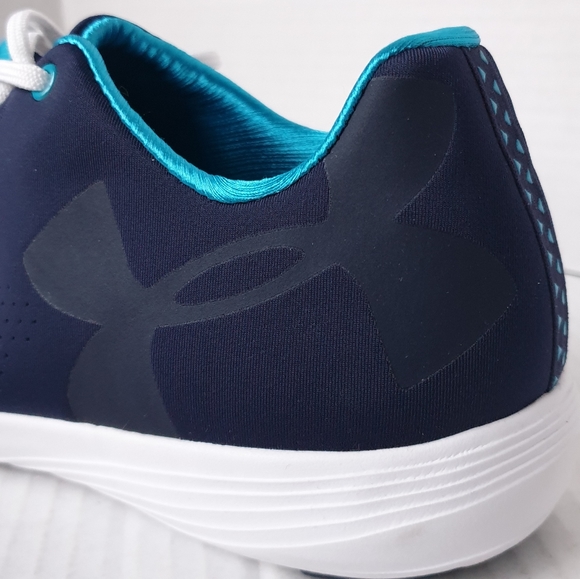 Under Armour Wm's Street Precision  Midnight Navy Low Top Lace-Up Sneakers 8.5 - Picture 8 of 16